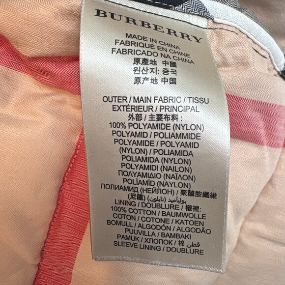 Burberry Men's Duck Down Quilted Puffer Black Jacket Size Large - Picture 11 of 11